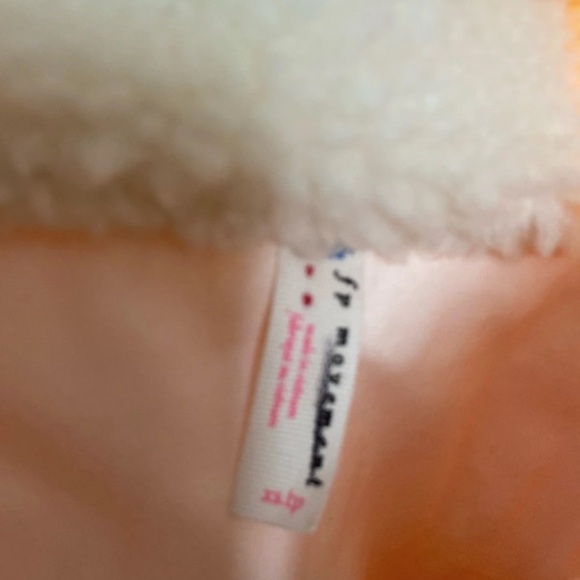 Free People Movement Hit the Slopes Printed Pullover; Orange and White Combo; XS - Picture 6 of 11